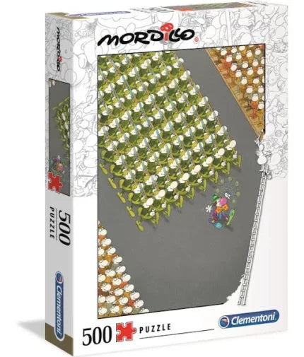 Clementoni Mordillo The March 500-piece jigsaw puzzle