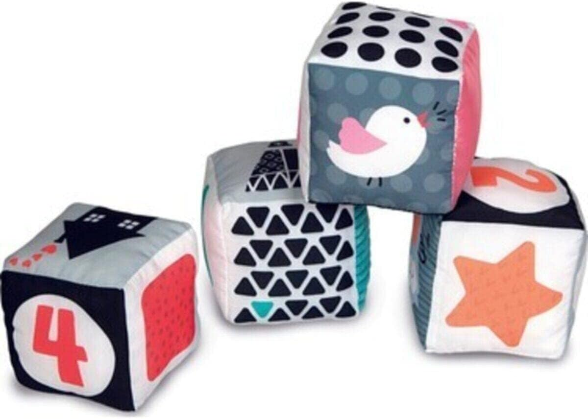 Baby Blocks Black and White blocks close-up