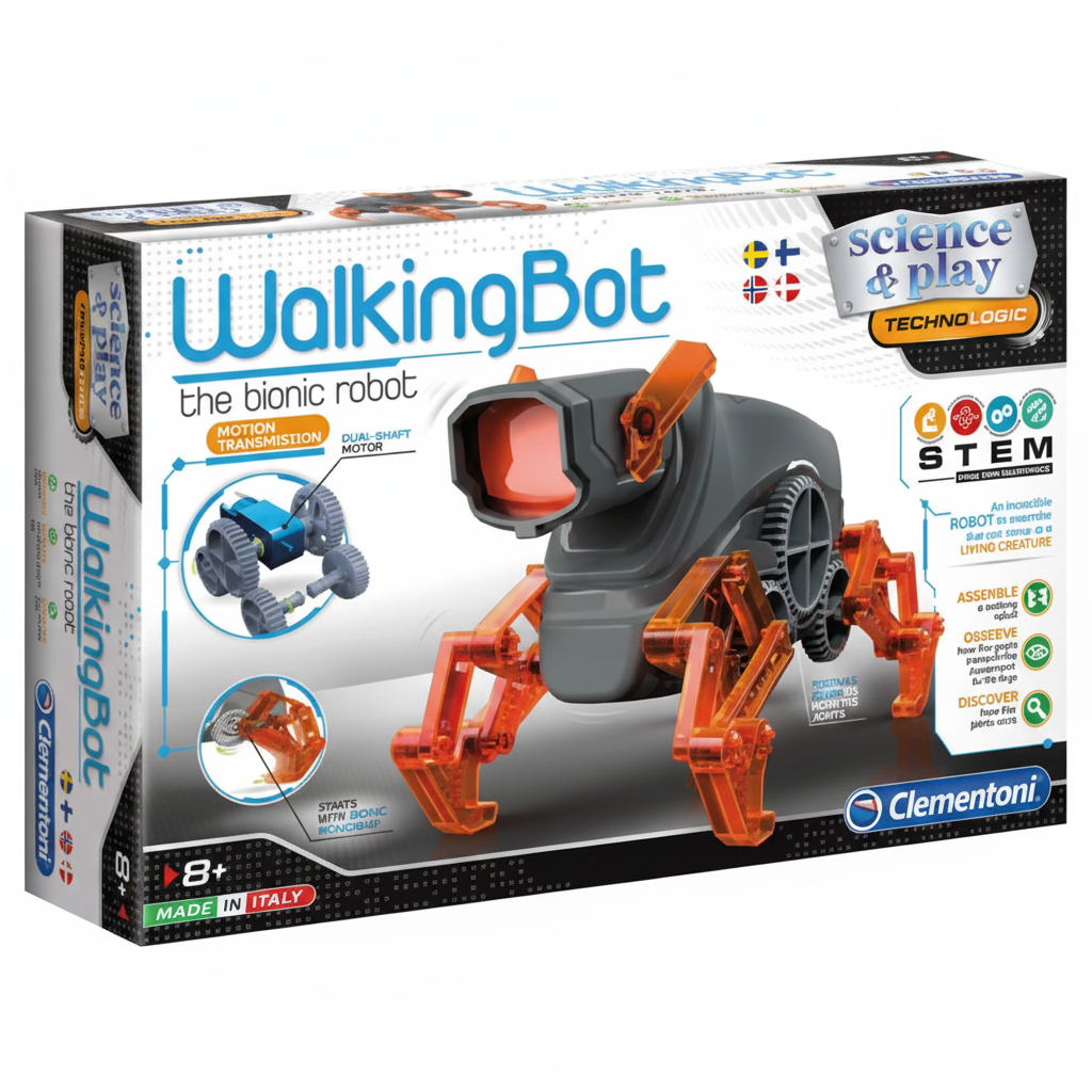 WalkingBot The Bionic Robot STEM Kit by Clementoni