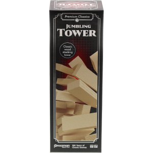 Jumbling Tower Classic Wood Stacking Game box