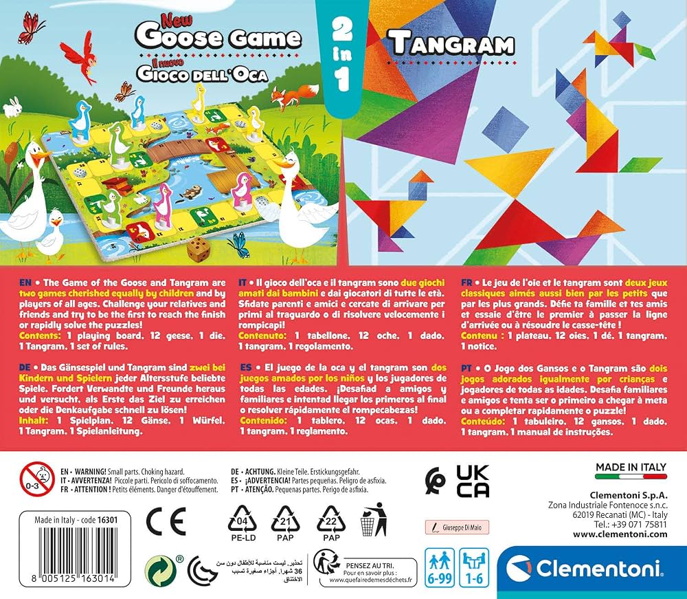 Clementoni Goose and Tangram 2 in 1