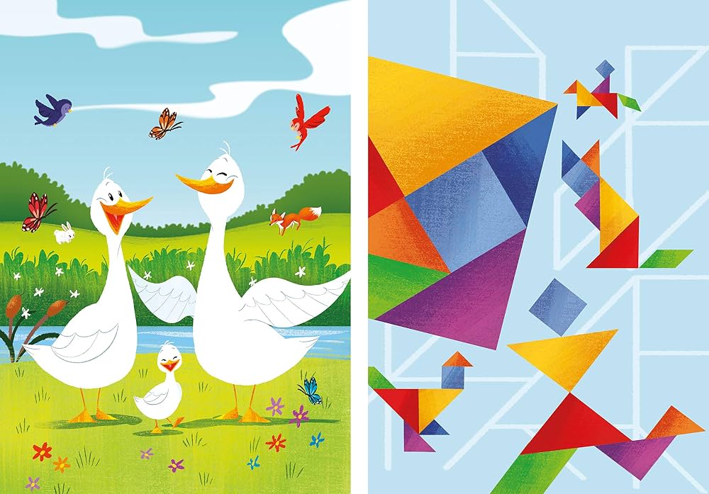 Clementoni Goose and Tangram 2 in 1