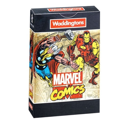 Waddingtons Marvel Comics retro playing cards box