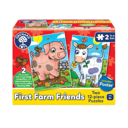 Orchard Toys First Farm Friends 2-in-1 puzzle set box