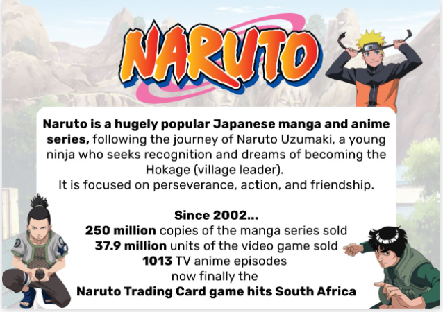 Naruto TCG South Africa - 250 million manga copies sold