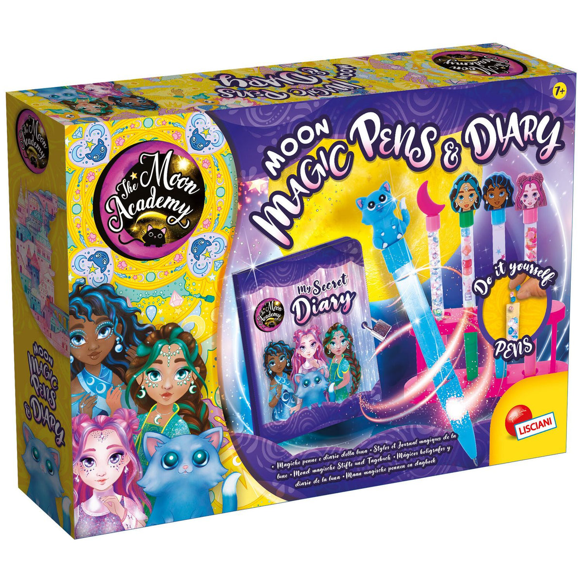 Moon Magic Pens & Diary kit for kids -Moon Academy by Lisciani