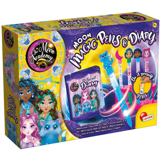 Moon Magic Pens & Diary kit for kids -Moon Academy by Lisciani