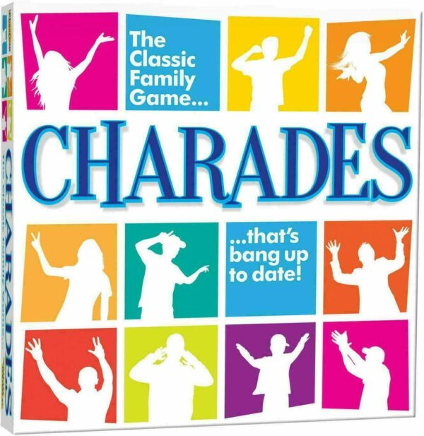 Charades Classic Family Board Game box - bang up to date edition
