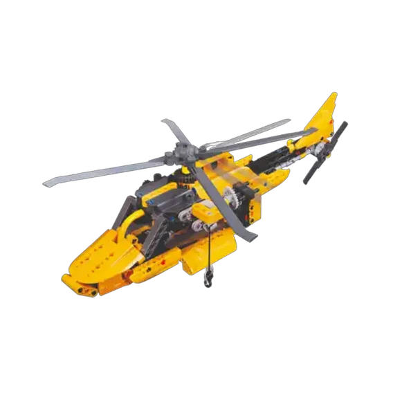 Clementoni Mechanics Mountain Rescue Helicopter built model