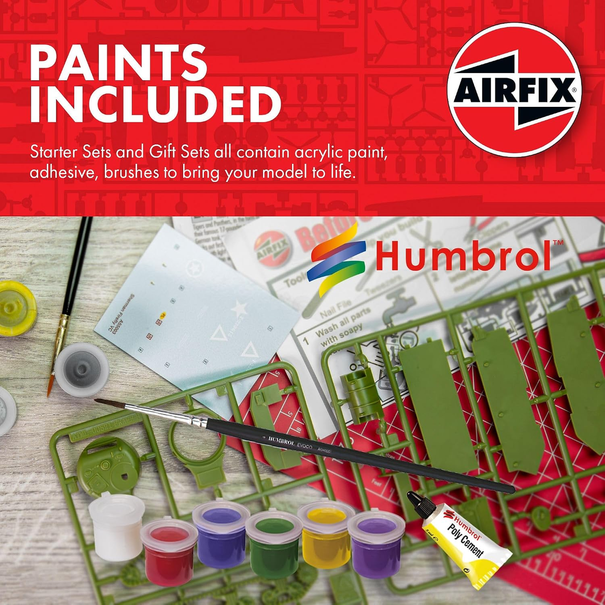 Airfix paints included