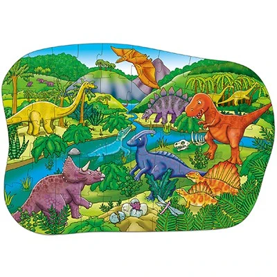 Big Dinosaurs puzzle completed