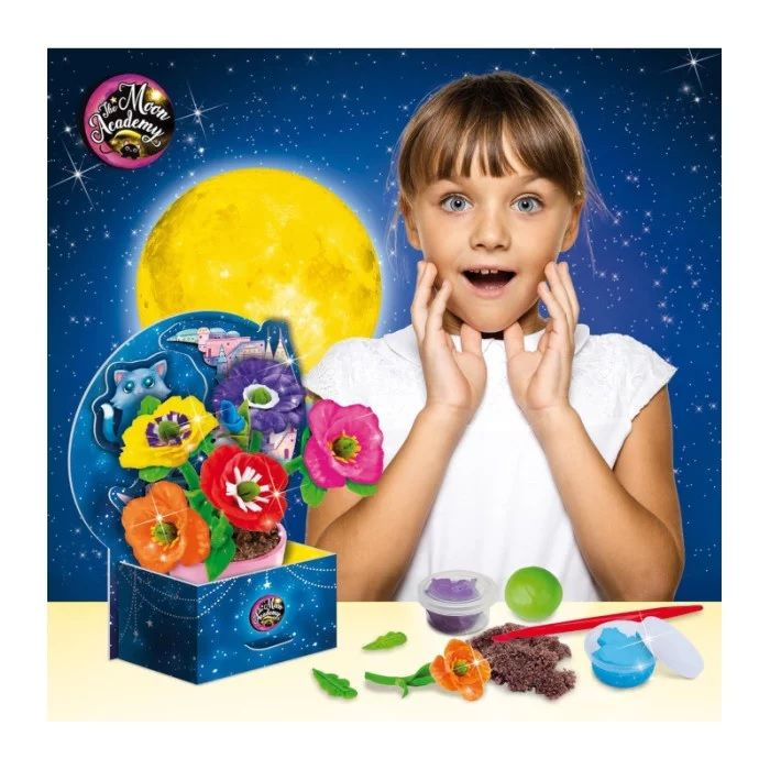 Moon Flowers craft kit play scene