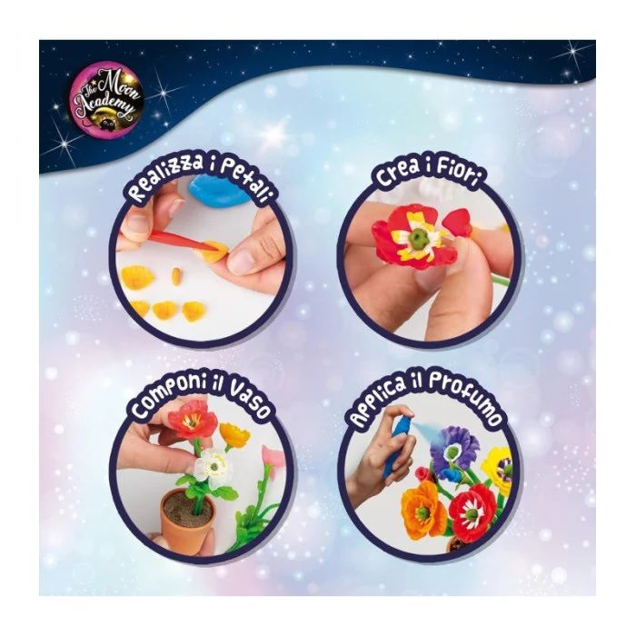 Moon Flowers creation steps