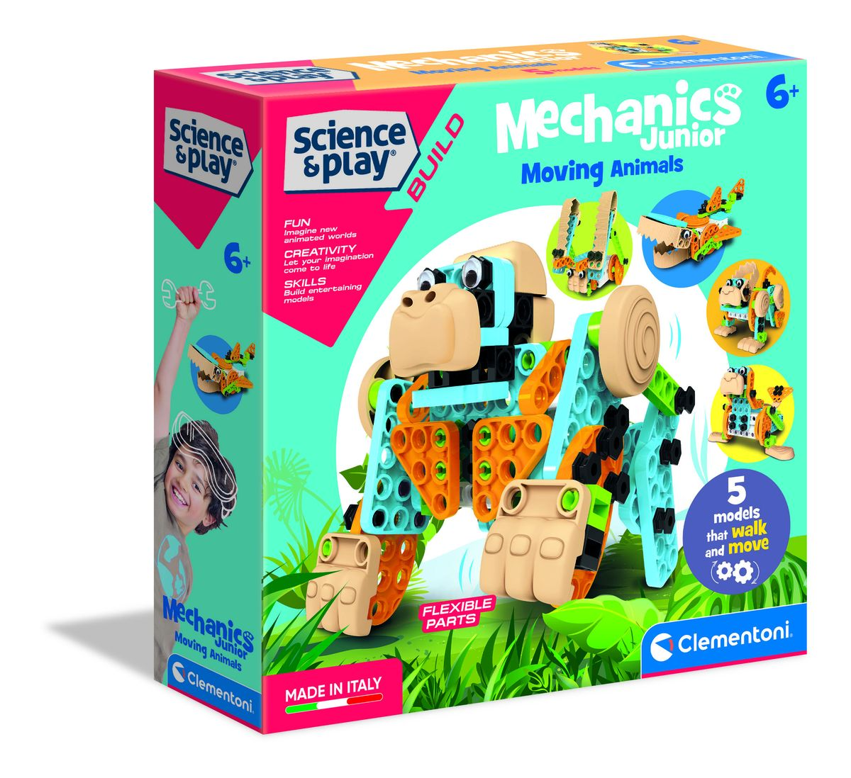 Mecha Junior Moving Animals box