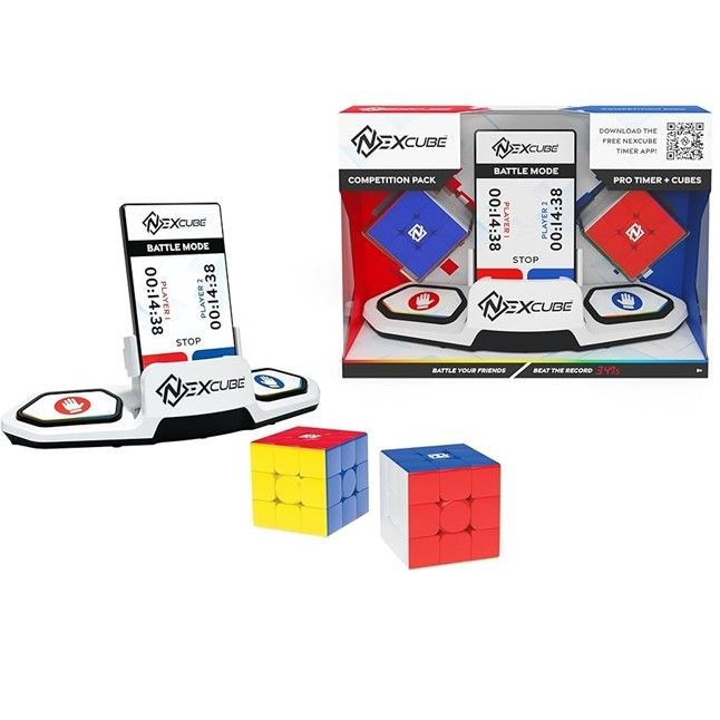 NexCube 3x3 Competition Pack with timer and two cubes