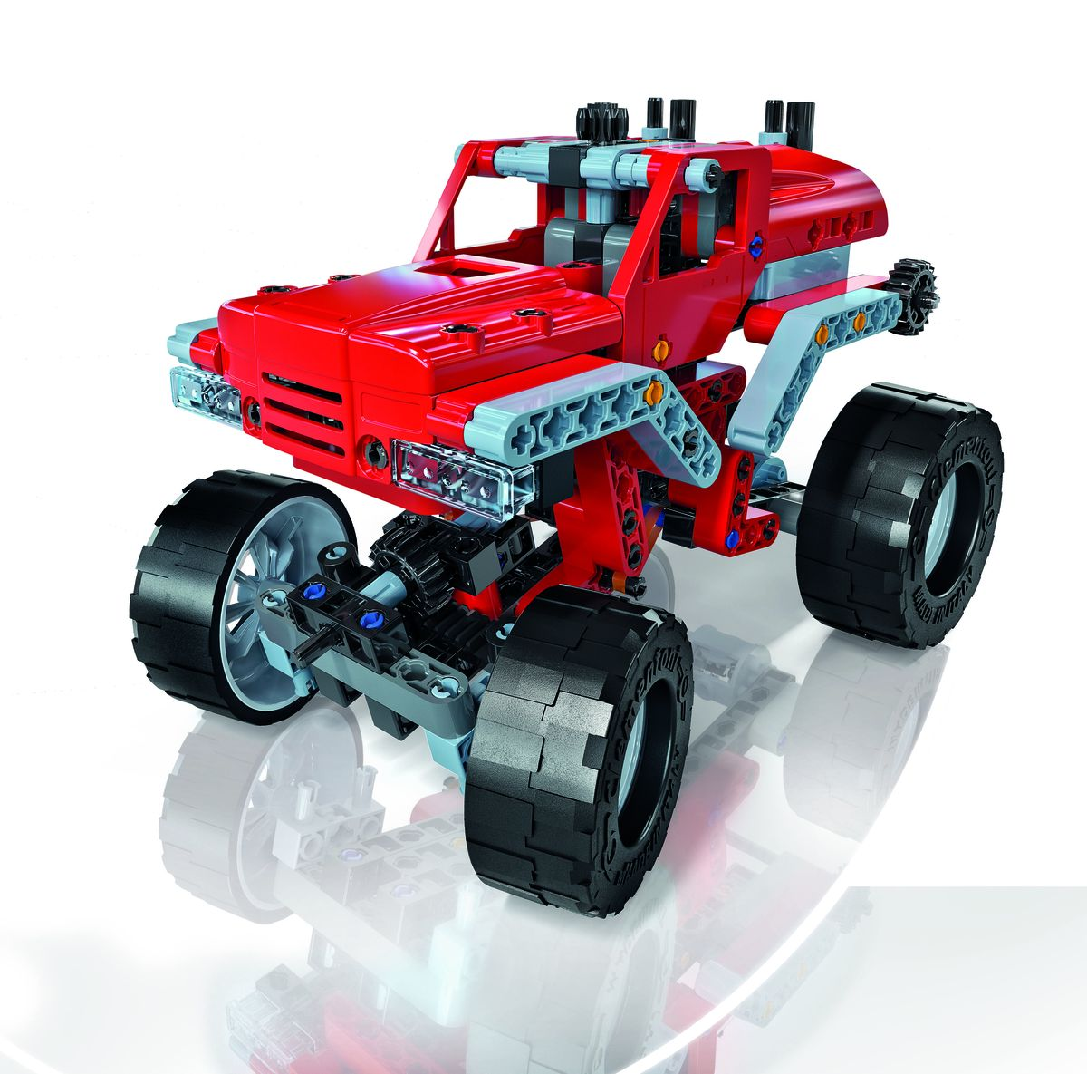 Mechanics Monster Truck built model front view