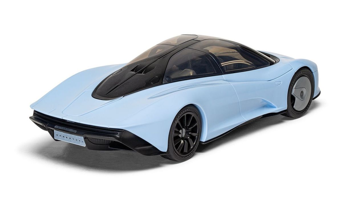 McLaren Speedtail rear three-quarter view