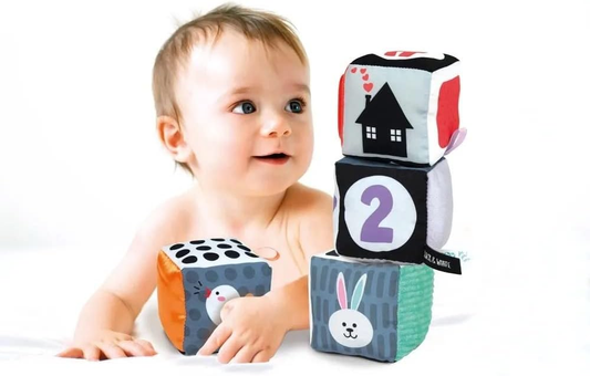 Baby Blocks Black and White baby play