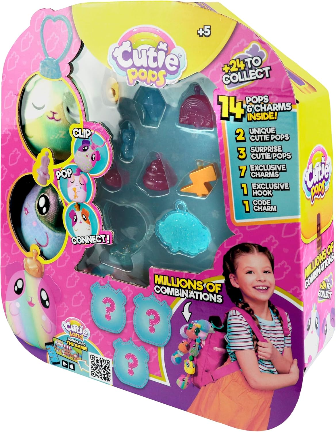 Cutie Pops front box