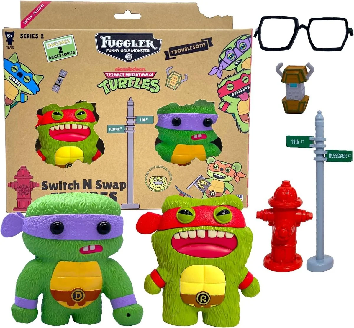 Fuggler TMNT Switch N Swap 2-Pack box