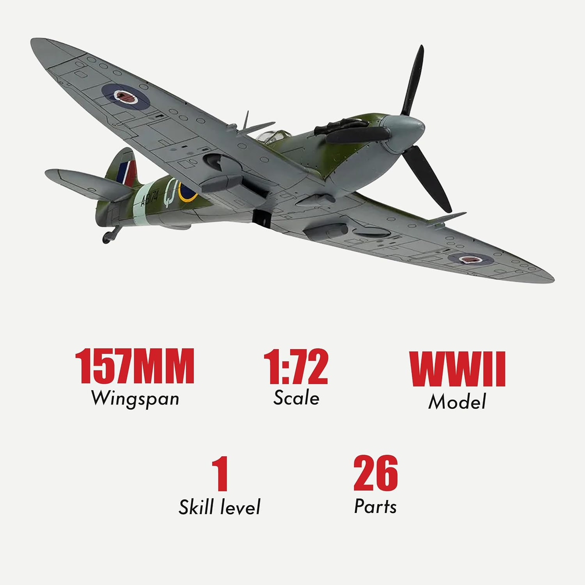 Airfix Spitfire build steps