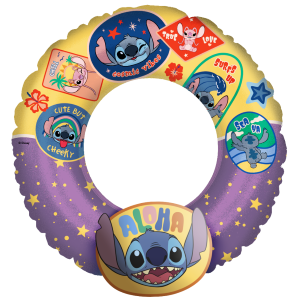 Disney Stitch Aloha swim ring purple gold